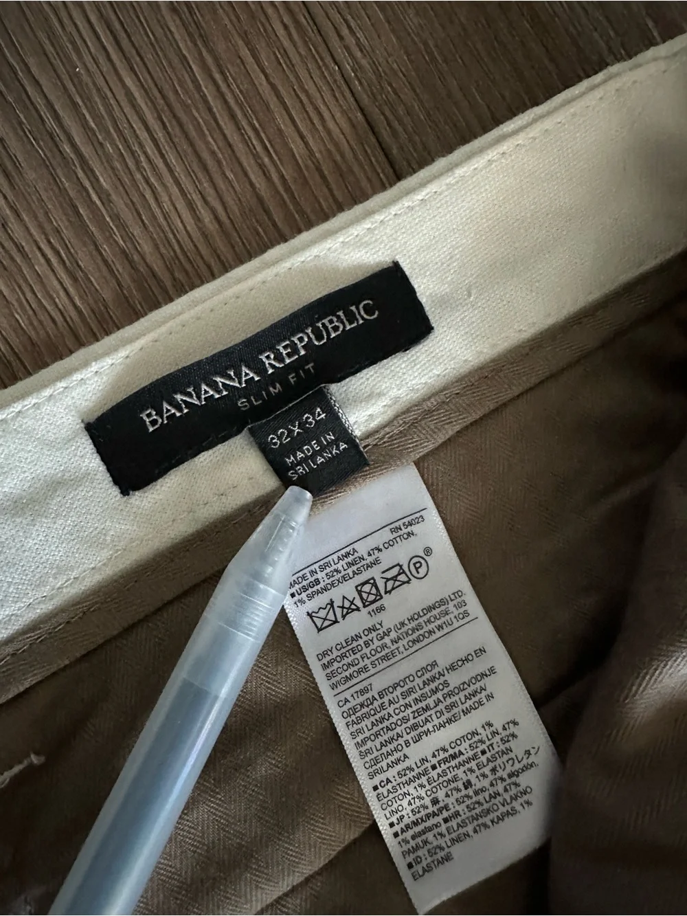 banana republic linen pants